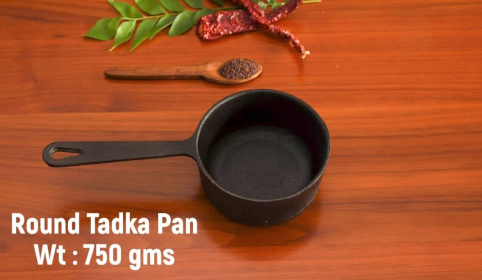 Premium Cast Iron Tadka Pan